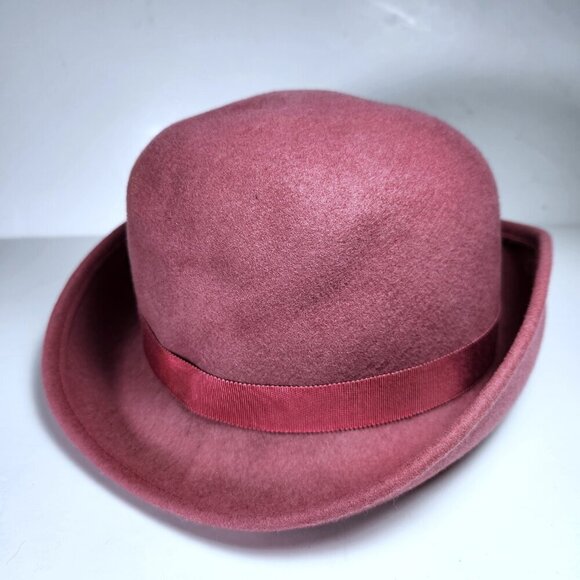 Vintage Fedora Geo. W. Bollman & Co. Inc. Doeskin Felt 100% Wool Hat Made in USA - Picture 5 of 9